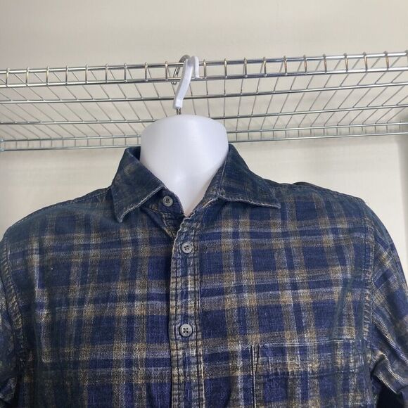 Rodd & Gunn Men’s Navy Green‎ Plaid Button Up Woven Shirt Sz S Elevated Basics - Picture 2 of 13